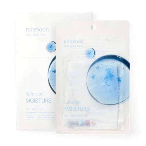 Mixsoon Daily Mask Pack 10 Sheets Set-7 Types Saturday Moisture