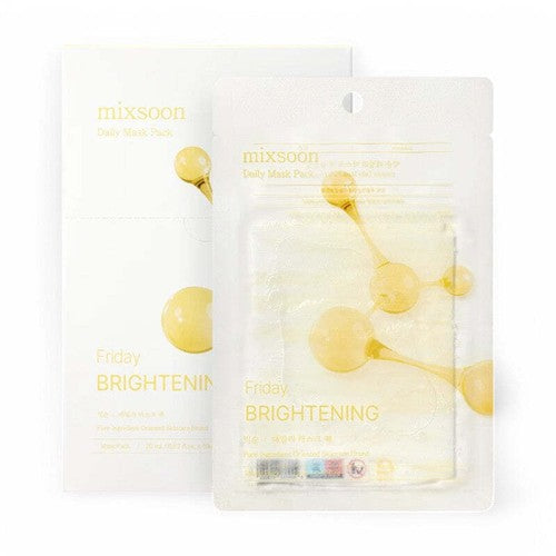 Mixsoon Daily Mask Pack 10 Sheets Set-7 Types Friday Brightening