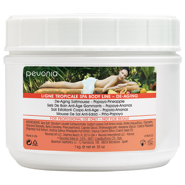 Pevonia De-Aging Saltmousse with Papaya-Pineapple 1kg