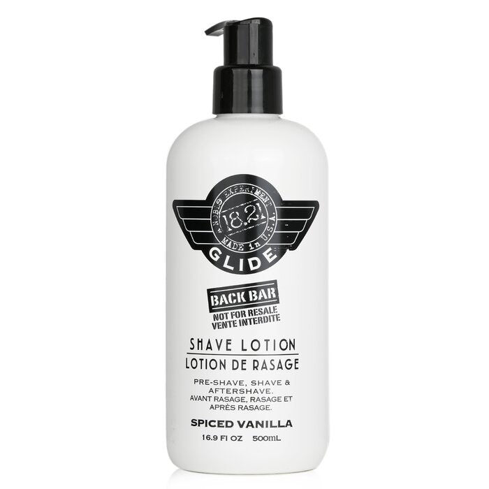 18.21 Man Made Shaving Glide - # Spiced Tobacco (For Any Skin + Any Razor) (Salon Size) GLD500/002107 500ml/16.9oz