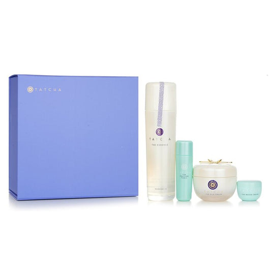 Tatcha
Essence Bundle: The Essence Plumping Skin Softener 150Ml + The Silk Cream 50Ml + Water Cream 5Ml + Texture Tonic 25Ml