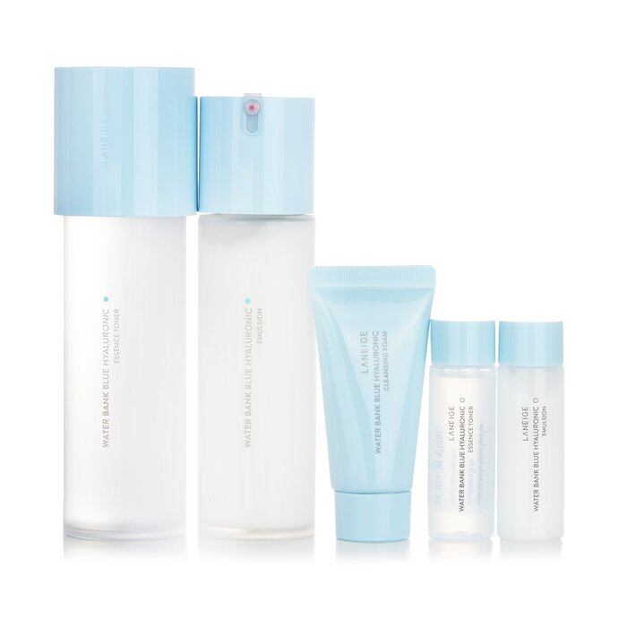 Laneige
Water Bank Blue Hyaluronic 2 Step Essential Set (For Combination To Oily Skin)