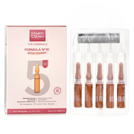 Martiderm
The Originals Formula Nº10 Hd Color Touch Ampoules Spf 30