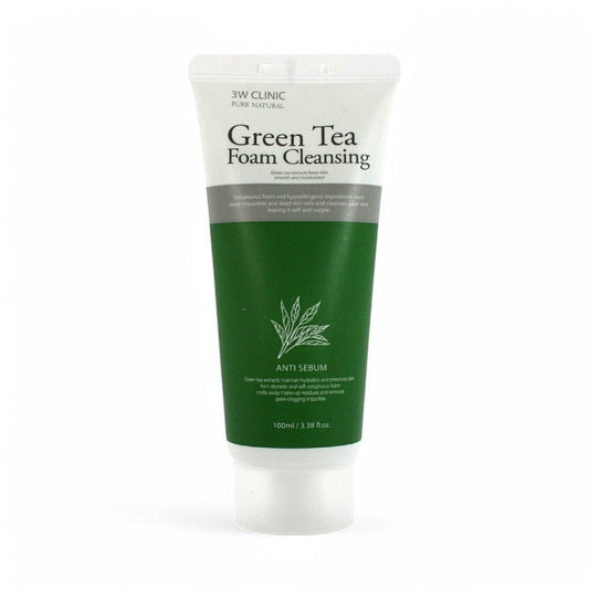 3W Clinic Cleansing Foam Green Tea - 100ml