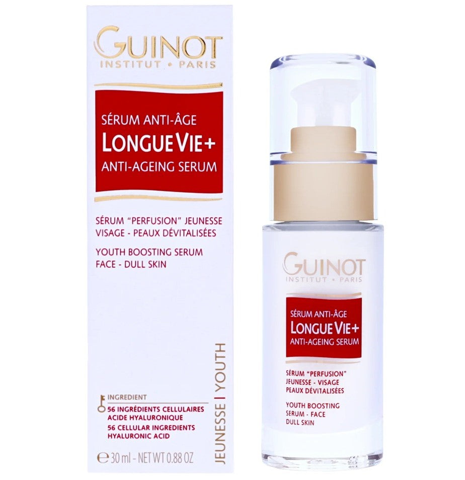 Guinot (Discounted Price For 2Pcs) Longue Vie + Anti-Ageing Serum 30ml