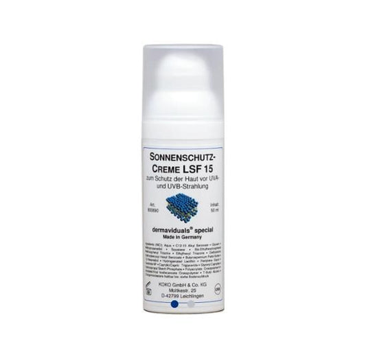 Dermaviduals DMS Sunscreen SPF 15 (Sonnenschutzcreme LSF 15) 50ml