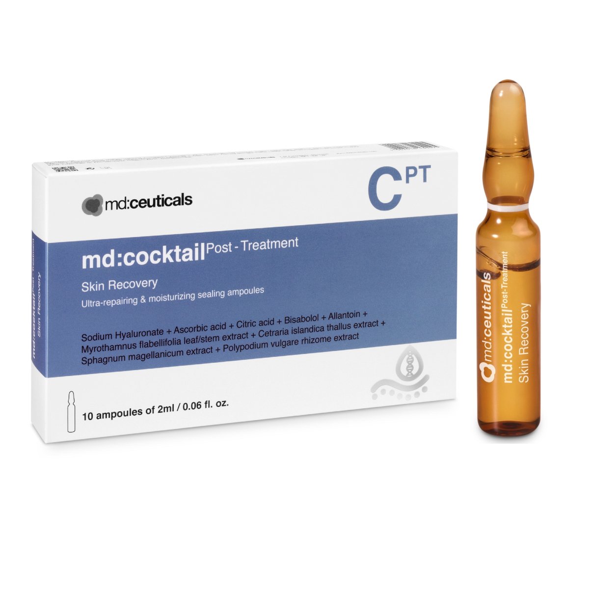 Md:ceuticals md:cocktail Post-Treatment Skin Recovery 2mlx10