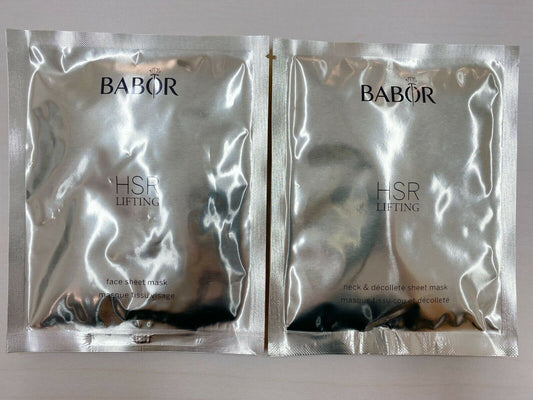 BABOR HSR Lifting Sheet Mask for Face + Neck & Décolleté 10 Sets