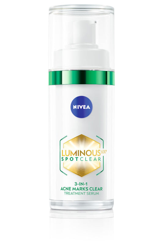 Nivea Luminous 630 Spot Clear 3-in-1Acne Marks Clear Treatment Serum 30ml
