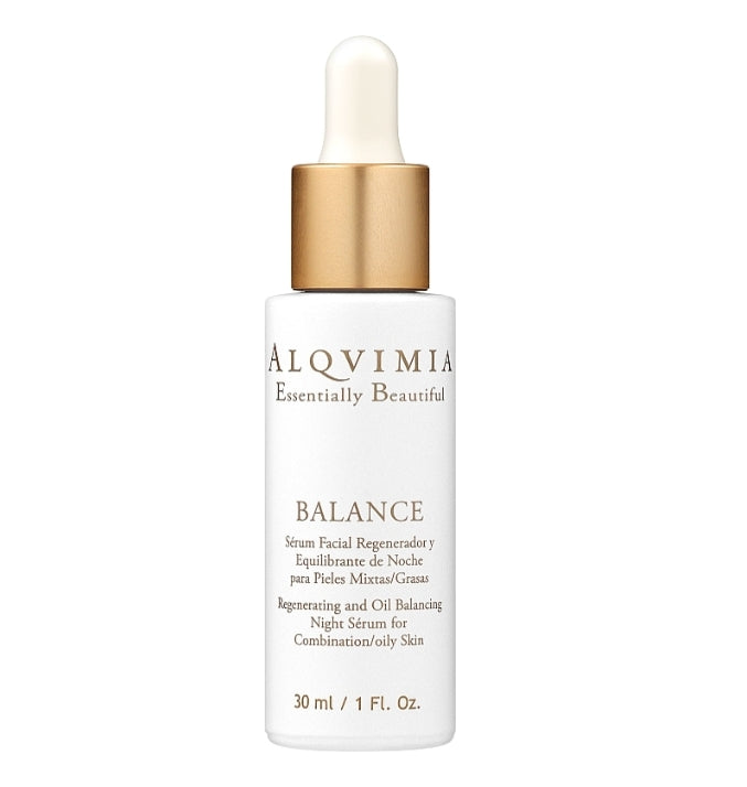 Alqvimia Regenerating and Oil Balancing Night Serum for Combination/Oily 30ml
