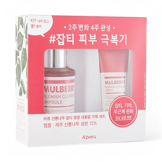 A'PIEU Mulberry Blemish Clearing Ampoule Special Set 2 pcs
