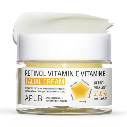 APLB Retinol Vitamin C Vitamin E Facial Cream 55ml