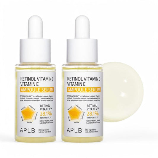 APLB Retinol Vitamin C Vitamin E Ampoule Serum Set 2 pcs