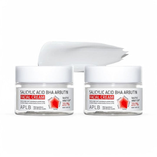 APLB Salicylic Acid BHA Arbutin Facial Cream Set 2 pcs