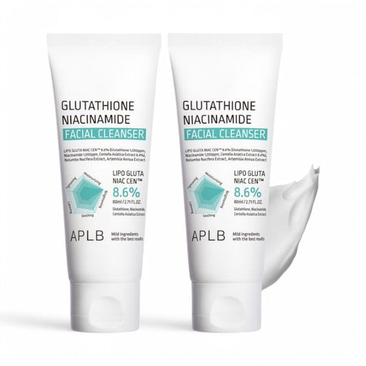 APLB Glutathione Niacinamide Facial Cleanser Set 2 pcs