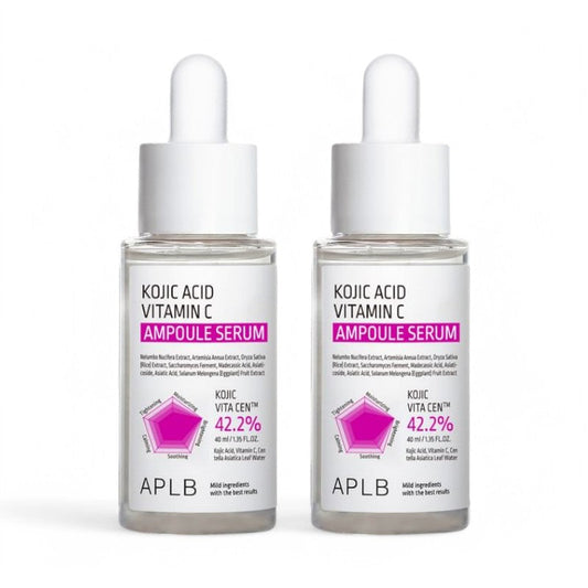 APLB Kojic Acid Vitamin C Ampoule Serum Set 40ml x 2 pcs