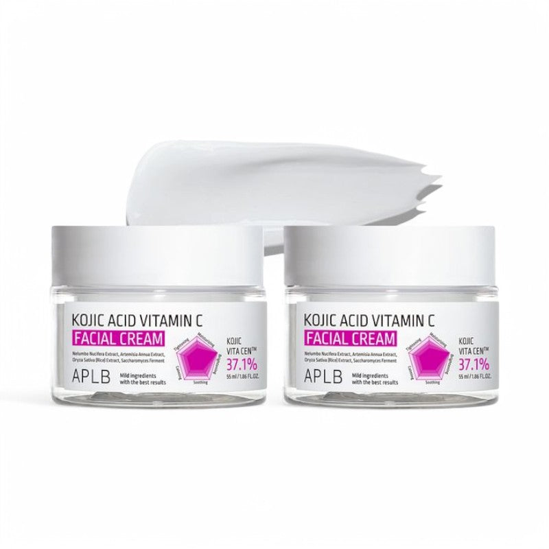 APLB Kojic Acid Vitamin C Facial Cream Set 55ml x 2 pcs