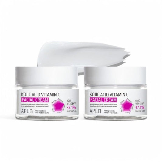 APLB Kojic Acid Vitamin C Facial Cream Set 55ml x 2 pcs