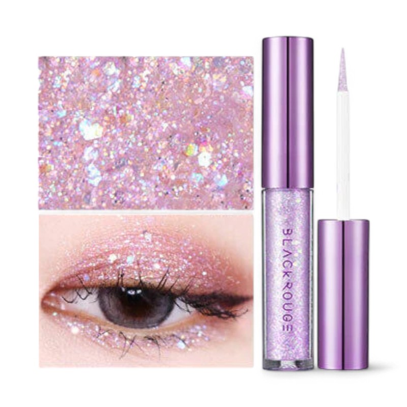 BLACK ROUGE Pearlvely I Glitter - 4 Colors #G04 Milky Way