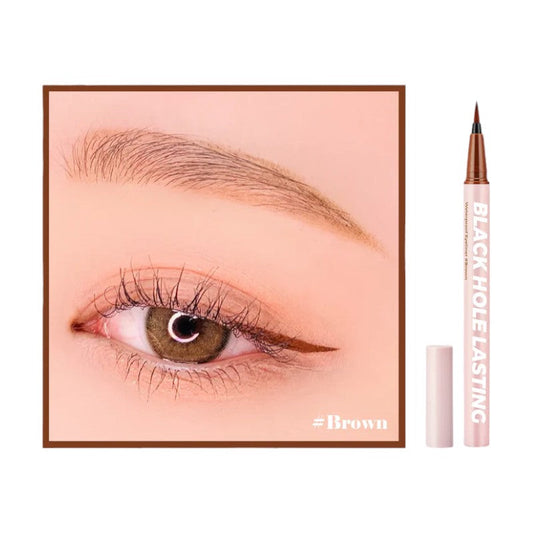 BLESSED MOON Black Hole Lasting Waterproof Eyeliner - 3 Colors #01 Brown