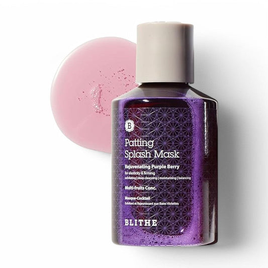 BLITHE Patting Splash Mask - 3 Types Rejuvenating Purple Berry 150ml