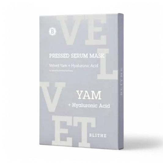 BLITHE Pressed Serum Mask Set Velvet Yam + Hyaluronic Acid 5 pcs