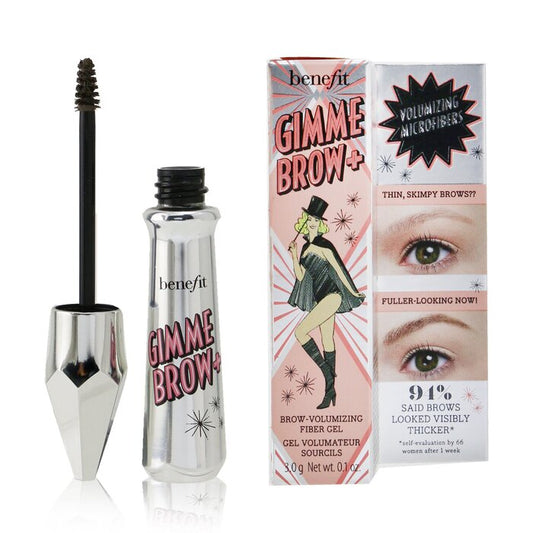 Benefit Gimme Brow+ Volumizing Fiber Gel - #4 (Warm Deep Brown) EC12/ 095367 3g/0.1oz