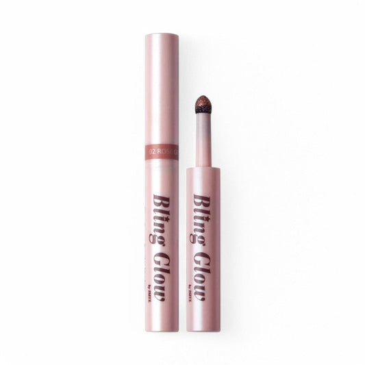 Bling Glow Cream Powder Shadow - 2 Colors #02 Rose Gold