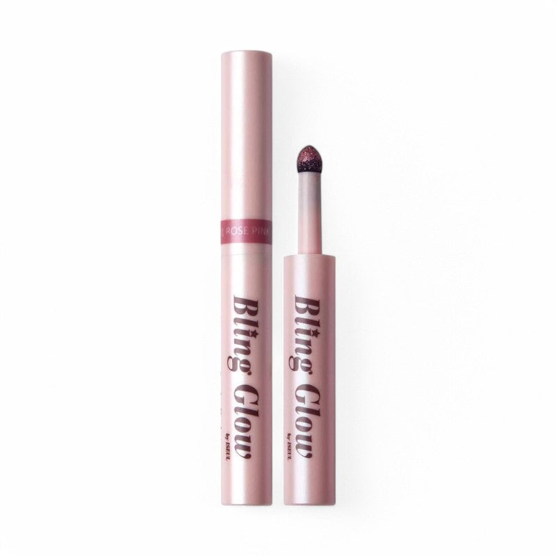 Bling Glow Cream Powder Shadow - 2 Colors #01 Rose Pink