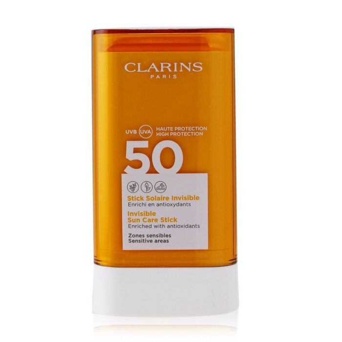 Clarins Invisible Sun Care Stick SPF50 - For Sensitive Areas 37435/80061410 17g/0.6oz (Parallel Import)
