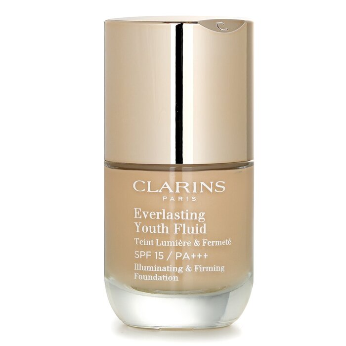 Clarins Everlasting Youth Fluid Illuminating & Firming Foundation SPF 15 - # 105 Nude  30ml/1oz (Parallel Import)