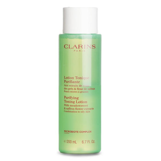 Clarins Purifying Toning Lotion with Meadowsweet & Saffron Flower Extracts - Combination to Oily Skin  200ml/6.7oz (Parallel Import)