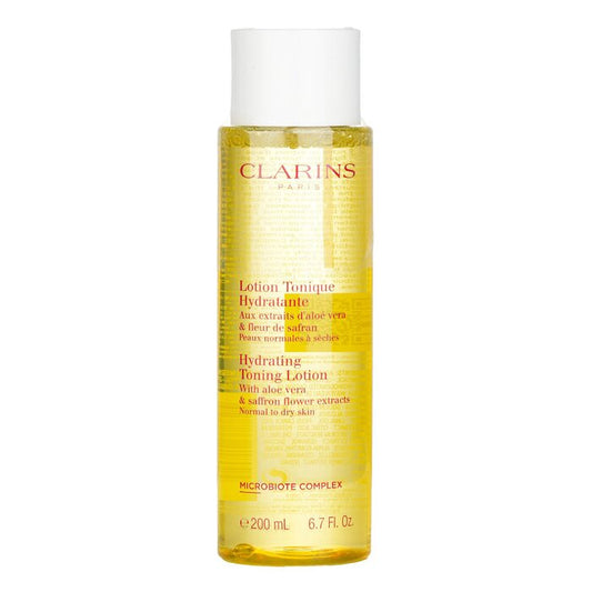 Clarins Hydrating Toning Lotion with Aloe Vera & Saffron Flower Extracts - Normal to Dry Skin  200ml/6.7oz (Parallel Import)