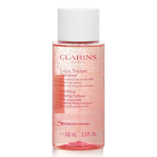 Clarins Soothing Toning Lotion with Chamomile & Saffron Flower Extracts - Very Dry or Sensitive Skin  100ml/3.3oz (Parallel Import)