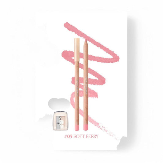 CLIO Velvet Lip Pencil Set - 6 Colors #05 Soft Berry
