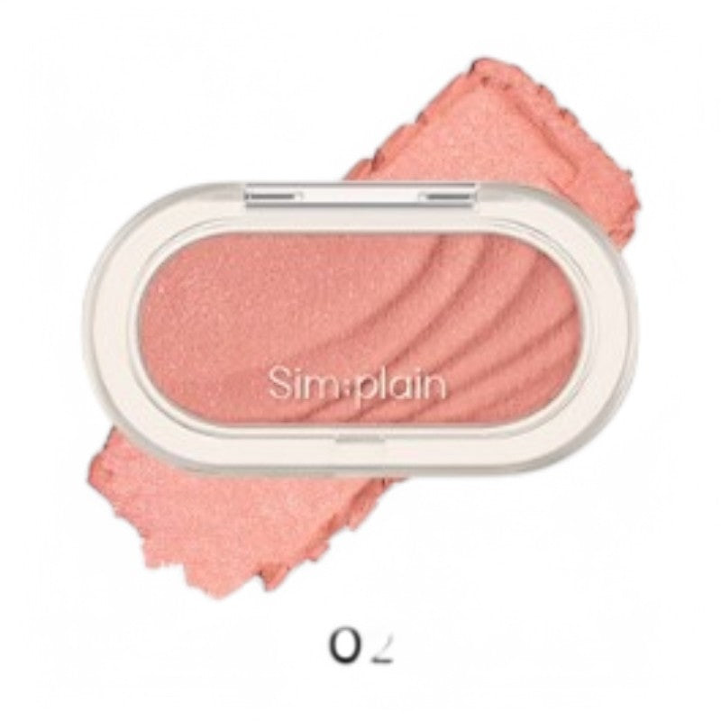 CLIO SIM;PLAIN Gleam On Cheek - 5 Colors #002 Crème De Peach