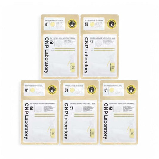 CNP Laboratory Propolis Energy Ampule 2-Step Mask Set 5 sheets