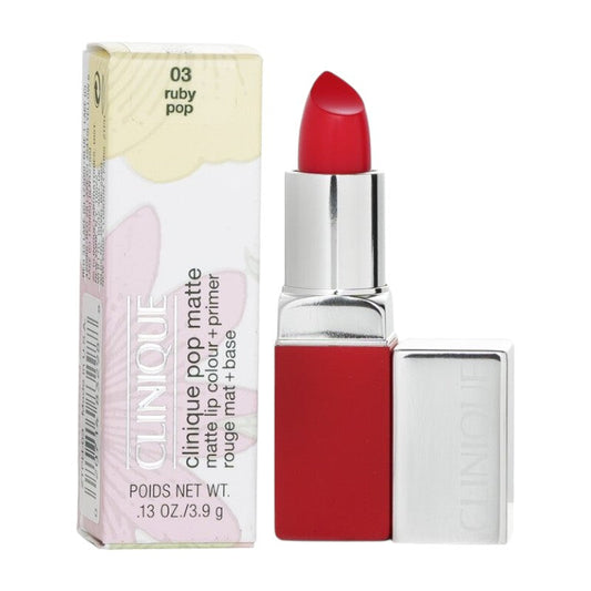 Clinique Pop Matte Lip Colour + Primer - # 03 Ruby Pop ZTPH-03 / 832988 3.9g/0.13oz