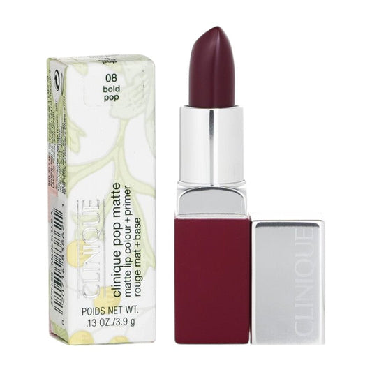 Clinique Pop Matte Lip Colour + Primer - # 08 Bold Pop ZTPH-08 / 838621 3.9g/0.13oz