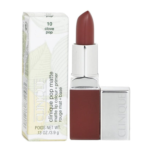 Clinique Pop Matte Lip Colour + Primer - # 10 Clove Pop ZTPH-10 / 852573 3.9g/0.13oz
