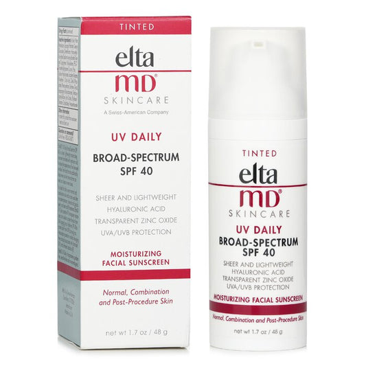 Elta MD UV Daily Moisturizing Facial Sunscreen SPF 40 - For Normal, Combination & Post-Procedure Skin - Tinted 2269 48g/1.7oz