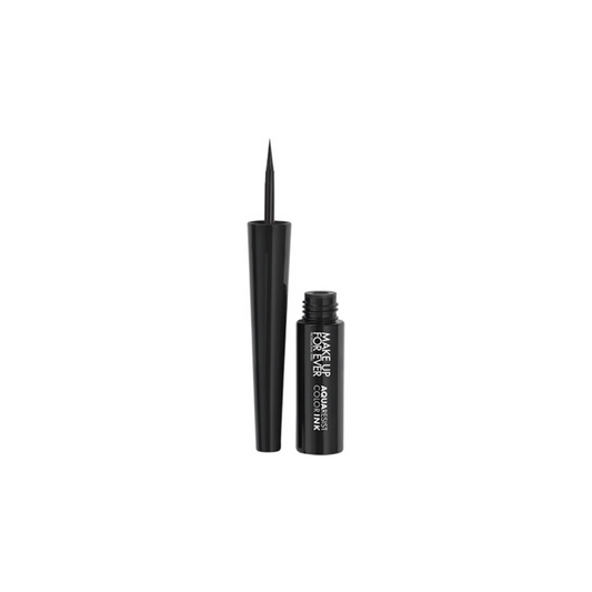 MAKE UP FOR EVER Aqua Resist Color Ink 24H Waterproof Liquid Eyeliner - 01 Matte Charcoal