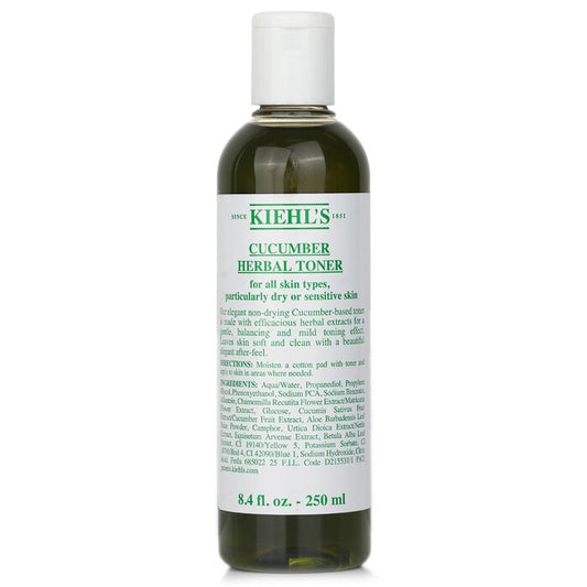 Kiehl's Cucumber Herbal Alcohol-Free Toner - For Dry or Sensitive Skin Types 71169/S09181 250ml/8.4oz