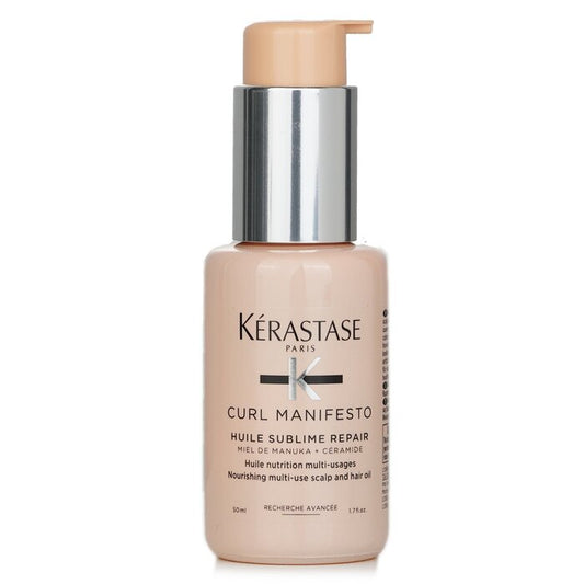 Kerastase Curl Manifesto Huile Sublime Repair Nourishing Multi-use Hair & Scalp Oil (For Very Curly & Coily Hair) 968701 50ml/1.7oz