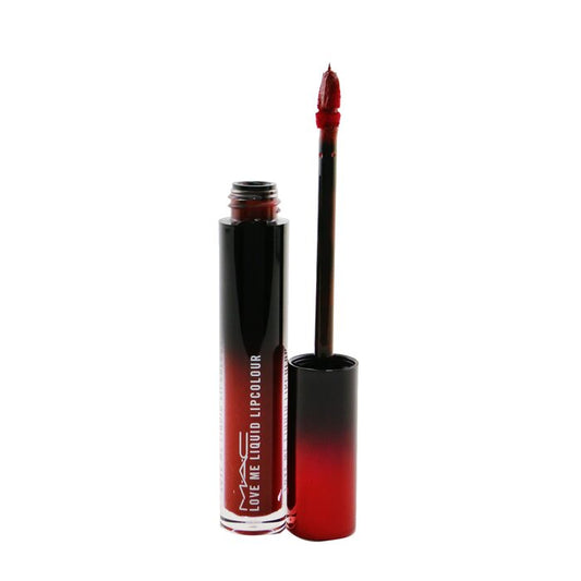 MAC Love Me Liquid Lipcolour - # 493 E For Effortless (Deep Burgundy Red) SM5T07 / 600007 3.1ml/0.1oz