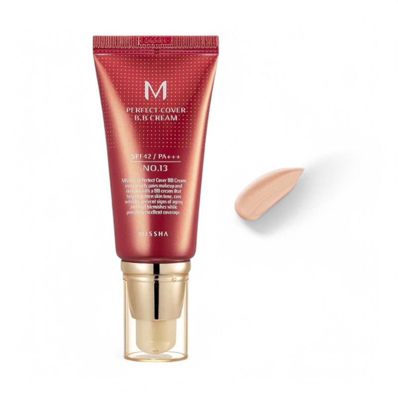 MISSHA M Perfect Cover BB Cream SPF42 PA+++ - 7 Colors #13 Bright Beige