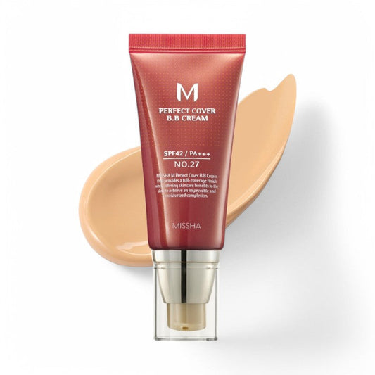 MISSHA M Perfect Cover BB Cream SPF42 PA+++ - 7 Colors #27 Honey Beige
