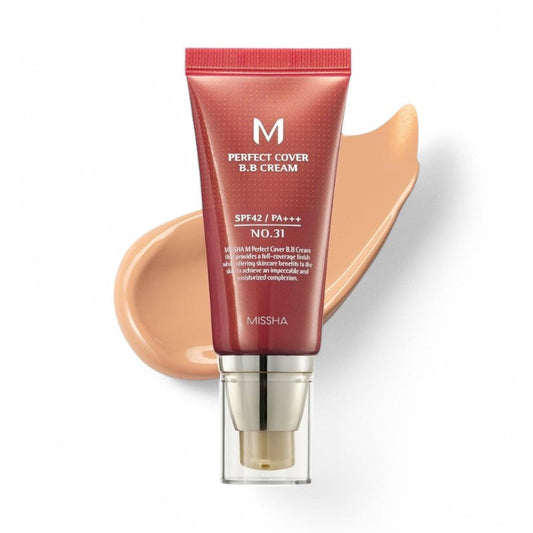 MISSHA M Perfect Cover BB Cream SPF42 PA+++ - 7 Colors #31 Golden Beige