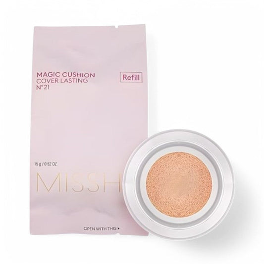 MISSHA Magic Cushion Cover Lasting Refill Only - 2 Colors #21 Light Beige