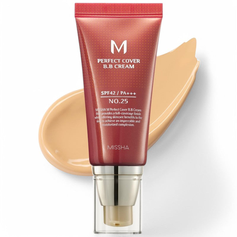 MISSHA M Perfect Cover BB Cream SPF42 PA+++ - 7 Colors #25 Warm Beige